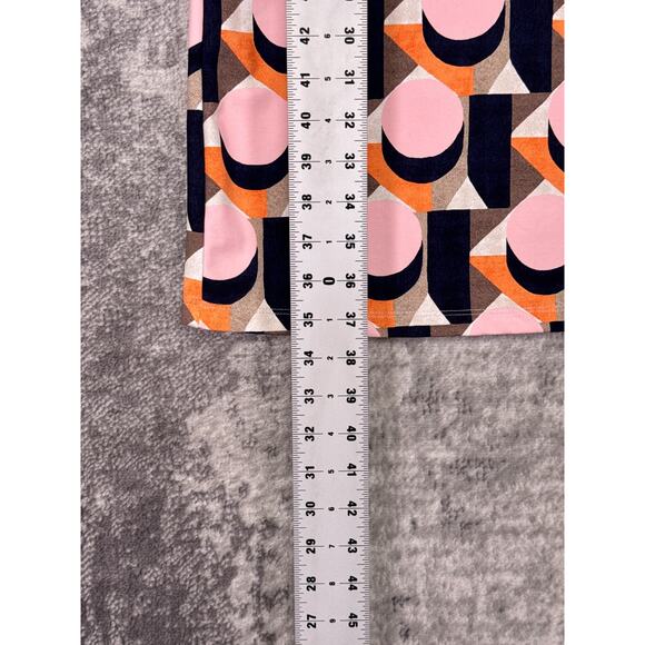 J McLaughlin Dress Large Womens Catalina Cloth Retro Geometric Print - Picture 6 of 8
